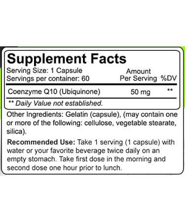 Nutrakey CoQ10 - 60 Capsules | Premium Heart Health Supplement - Buy Online on GoSupps.com