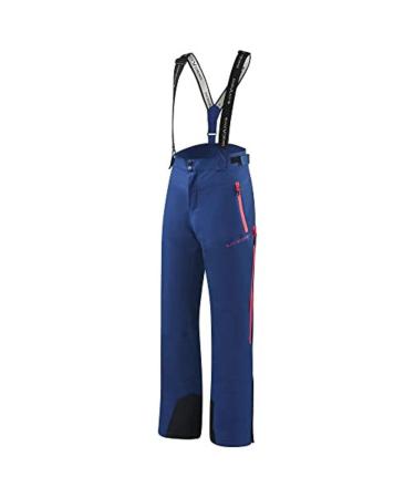 Black Crevice Men Ski pants I water and windproof men's ski pants I breathing active snow pants men i high-quality ski pants men from 100% polyester i sporty ski pants for men M dark blue