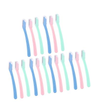 Beaupretty 18 Pcs Facial Hair Shavers Eyebrow Razor for Women Safety Eyebrow Razor Dermaplaning Razor for Women Razors Eyebrow Remover Portable Eyebrow Razor Shaper Hair Removal Women's 6pcsx3pcs As Shownx3pcs