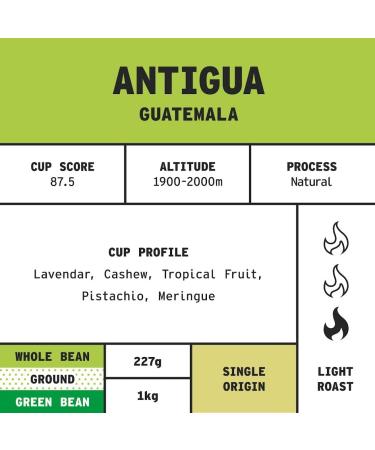Coffee Beans 227g Bag Whole Bean Coffee Guatemala Coffee Beans Nuts & Fruits Notes 100% Arabica Light Roast Speciality Freshly Roasted Single Origin (We Are Coffee Co) Whole Bean 227 g (Pack of 1) - Buy Online on GoSupps.com