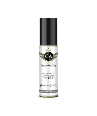 CA Perfume Impression of Tom F Lavander Extreme For Women & Men Replica Fragrance Body Oil Dupes Alcohol-Free Essential Aromatherapy Sample Travel Size Long Lasting Attar Roll-On 0.3 Fl Oz/10ml