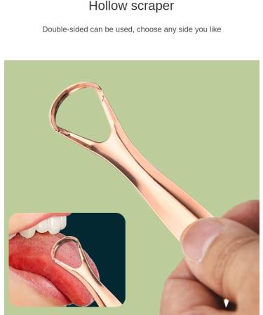 Premium Stainless Steel Tongue Scraper Set - 4 Metal Tongue Cleaners with Iron Case for Optimal Oral Hygiene - Buy Online on GoSupps.com