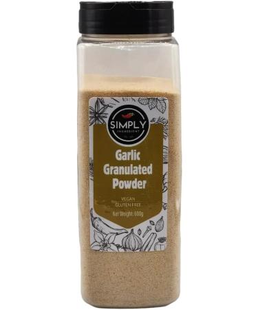 Simply Ingredient Gourmet Premium Granulated Garlic Powder 600 gram Bulk Garlic Powder Non-GMO - Buy Online on GoSupps.com