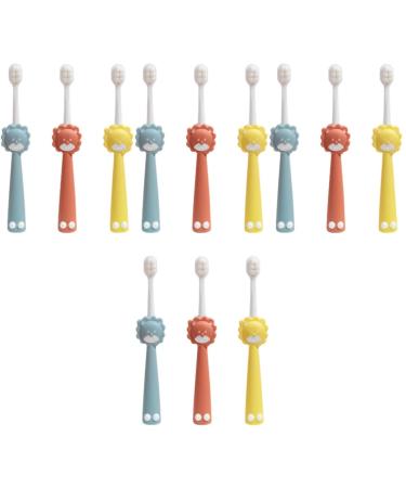 Magiclulu 12 Stk Wanmao Children's toothbrush toothbrush with ergonomic handle portable toothbrush toothbrushes for children kids toothbrush travel toothbrush manual toothbrush pp