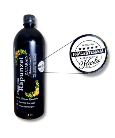 FORMULA RAPUNZEL ZATARAIN Shampoo 1Lt - 100% Natural with Argan & Coconut Extracts | Frizz Eliminating Formula | Genuine Product - Buy Online on GoSupps.com