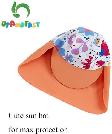 UPF 50+ Sunflower Baby Girls' Swimsuit with Snap Bottom | 6-9 Months - Buy Online on GoSupps.com