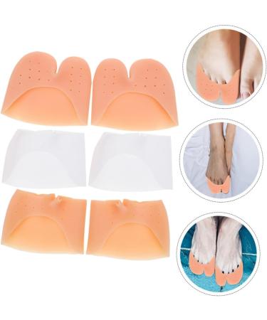 FRCOLOR 3 Pairs Toe Sleeve - Comfortable Protective Toe Covers for Sneakers Tiptoe & Split Toes - Padded Socks for Foot Protection - Buy Online on GoSupps.com