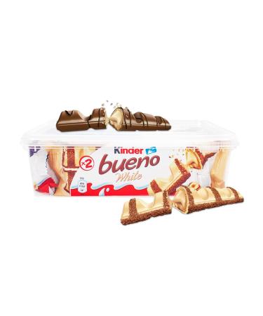 Vandeca Kinder Bueno Mix: Bueno milk chocolate (5 pieces) & Bueno white chocolate (5 pieces) - 618g
