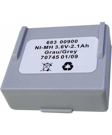 Pack of 8 - 3.6V 68300900 2100mAh Rechargeable Ni-MH Battery for Crane Remote Control - International Shipping Available - Buy Online on GoSupps.com