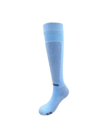 LDPELK Cotton Fencing Socks, Children's Adult Professional Fencing Socks, Comfortable/Breathable, Used for Fencing Competition Training (Color : Blue, Size : X-Small)