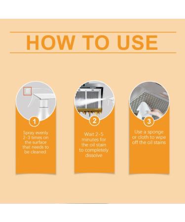 Kitchen Foam Cleaner Degreaser Cleaning Spray Grease Cleaner Heavy Duty for Kitchen Foam Spray Foam Drain Cleaner for Kitchen Sink (1 PC) - Buy Online on GoSupps.com