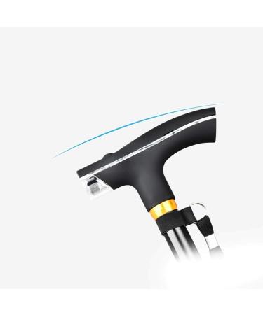 Crutches Telescopic Non-Slip Cane Old Four feet Aluminum Alloy Walking Stick Crutches Hello B - Buy Online on GoSupps.com