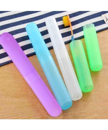 Carrotr Portable Travel Toothbrush Box - Compact Toothbrush & Toothpaste Storage Tube for On-the-Go Use - Buy Online on GoSupps.com