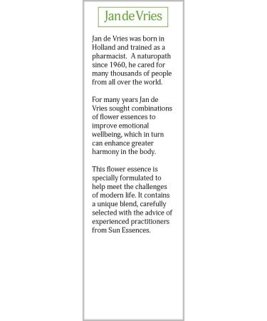 Jan De Vries Emergency Essence 15ml - Unwind & Soothe with Star of Bethlehem, Bluebell & Yarrow - Buy Online on GoSupps.com