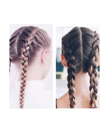 HAALII 8pcs French Braid Tool Loop Set - Hair Tail Styling Accessories for Ponytail and Braids in 4 Colors - Buy Online on GoSupps.com