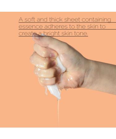 Buy PS.PRETTYSKIN Jeju Tangerine Vitamin C Facial Mask Sheet - Pack of 10 | Moisturizing Soothing Korean Skincare with Panthenol Adenosine & Niacinamide - International Shipping Available - Buy Online on GoSupps.com