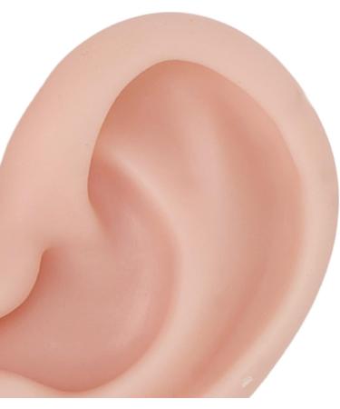Flexible & Reusable Silicone Ear Model - 1 Pair Medium Skin Color for Ear Piercing Practice - Buy Online on GoSupps.com