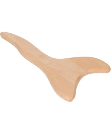 Verdant Touch Wooden Massage Board - Beech Gua Sha Tool for Neck & Body - Meridian Health Benefits - Buy Online on GoSupps.com