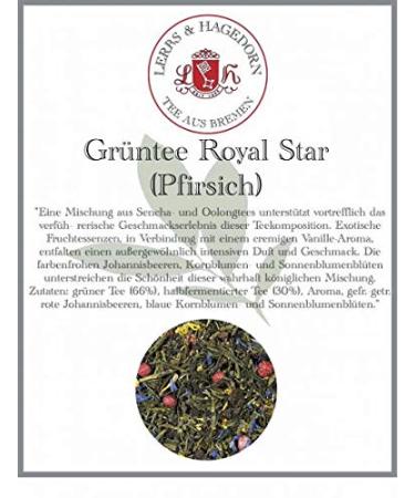 Lerbs & Hagedorn Royal Star Green Tea - 1 kg - Peach