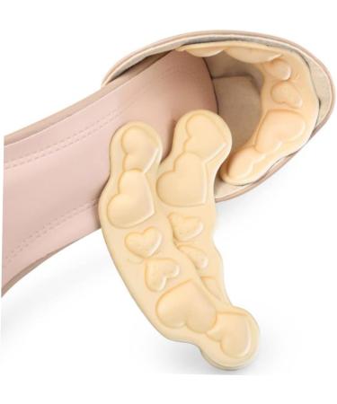 High Heels Heel Stickers - 4 Pairs Boot Protector Cushions & Replaceable Heel Pads for Women | Size 10x2.7cm | Durable Polyurethane - Buy Online on GoSupps.com