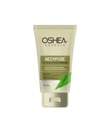 Herbals Neempure Anti Acne & Pimple Gel Face Wash for All Skin Types | Deep Cleansing with Neem Extract & Cinnamon Oil | Controls Sebum Removes Impurities & Pimples - 150gm