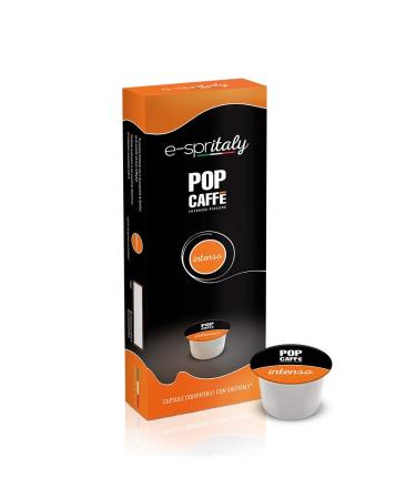 100 Capsules Pop café e-spritaly blend 1 Intense compatible caffitaly