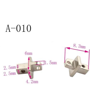100PCS Eyeglass Hinges - Acetate Sunglasses Spring Hinges & Plastic Lenses Replacement Parts (Color: A-010) - International Shipping Available - Buy Online on GoSupps.com
