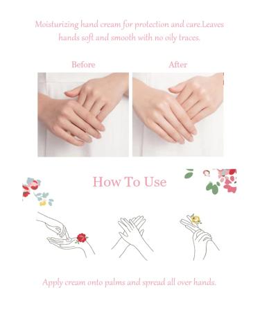 Hand Cream Set for Dry Cracked Hands Natural Scented Moisturizing Lotion | Cherry Blossom Coconut Oil & Gardenia Gift Set - Buy Online on GoSupps.com