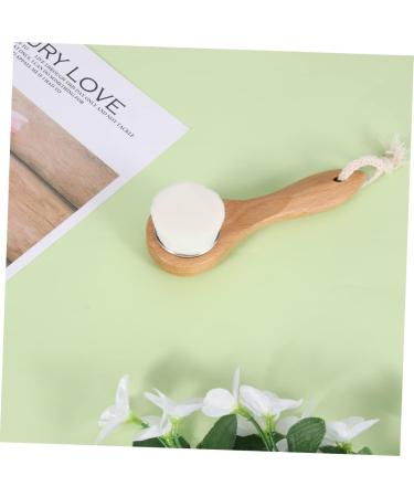 DOITOOL 1pc Pore Scrub Face Cleanser Facial Cleaning Brush Face Cleaning Brush Face Cleaning Beauty Brush Soft Bristle Brush Exfoliating Facial Brush Face Brush Frosted Wooden - Buy Online on GoSupps.com
