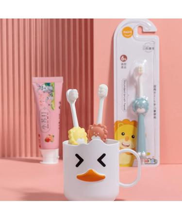 Healeved 3-Piece Cartoon Lion Soft Bristle Children Toothbrush Set Ergonomic Design for Tooth Sensitivity & Postpartum Care - Buy Online on GoSupps.com