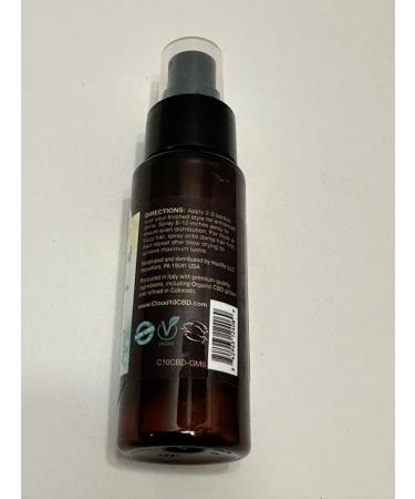 CLOUD 10 CBD-Infused Glossing Mist with PhytoKeratin Plus Finishing Shine & Protection Color Safe Sulfate & Paraben Free - Buy Online on GoSupps.com