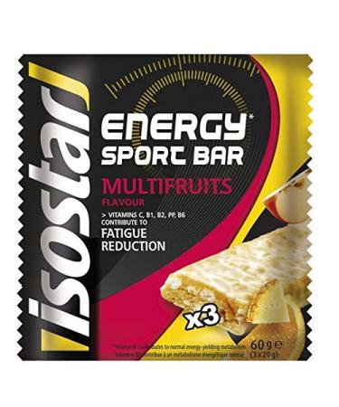 ISOSTAR - High Energy Multifruit Bars 60G - Pack of 4 - free delivery