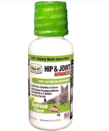 Feline Hip & Joint Advanced Formula Seafood Flavor 8 oz 8 Seafood