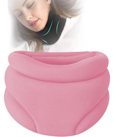 Neck support neck support snoring against snoring new life neck the right neck support for sleep against snoring and neck pain foam collar men (pink)