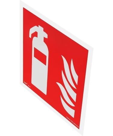 Buy Notlok Safety Work Fire Protection Sign - Fire Extinguisher (10 Pack) - DIN EN ISO 7010 Compliant - Long-Lasting PVC with High-Quality Adhesive Tape - 15x15 cm - Buy Online on GoSupps.com