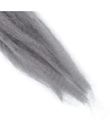 24 Inch Handmade Synthetic Dreadlock Extensions - Ombre Black to Gray - 10 Strands/Pack - Dreads Crochet Locs Hair - Buy Online on GoSupps.com