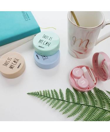 Mission Travel Contact Lens Container - 5 Pack Easy Storage Etui with Screw Closure for Lenses - Perfect for International Shipping - Buy Online on GoSupps.com
