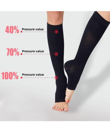 2 Pair Compression Socks Plantar Fasciitis Arch Support Foot Skin Protection Stockings S-M Beige - Buy Online on GoSupps.com