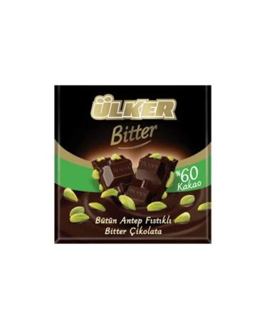 Ulker Dark Chocolate With Whole Pistachios 70gr x 10 pack