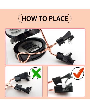 Reusable 3D Magnetic False Eyelashes - Natural Look, No Glue Needed (Pink, 4 Pairs/16 Pieces) - Buy Online on GoSupps.com