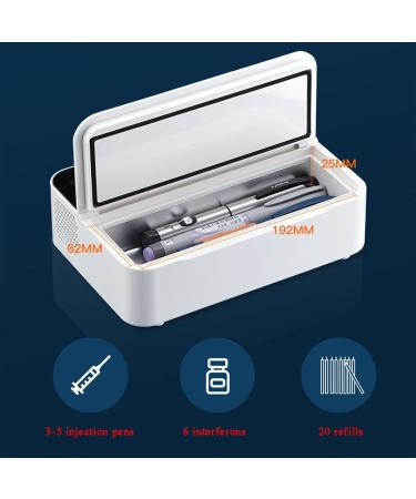 Portable Insulin Cooler BoxUSB Rechargeable Medical Incubator Mini Battery Car Fridge Intelligent Temperature Control - Buy Online on GoSupps.com