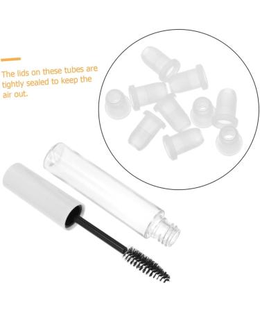 BIUDECO 11pcs Eyelash Tube Liquid Containers Clear Eyelash Wand Tube Portable Mascara Tube Baby Face Brush - Buy Online on GoSupps.com