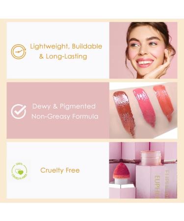 Euphoria Beauty Overload Liquid Blush - Long Wear Waterproof Cream Blush (102 Serenade) - Buy Online on GoSupps.com