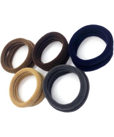FRCOLOR Elastic Hair Bands Hair Rope Ponytail Holder Hair Ties Fabric Seamless - Buy Online on GoSupps.com