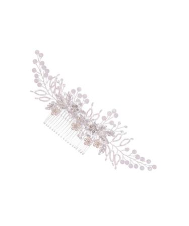 MAGICLULU 1pc Flower Leaf Comb Fashion Hairpin Woman Hair Comb Alloy Hair Decor Hair Accessory Handmade Hair Decor Exquisite Headwear