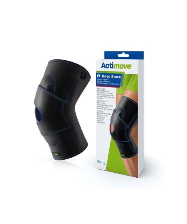 Sports Edition Knee Brace Lateral Support Simple Hinges Condyle Pads J-Shaped Buttress | Right Leg Knee Support for Meniscus Tear Pain ACL MCL Injury Recovery Black Small Small Right Black