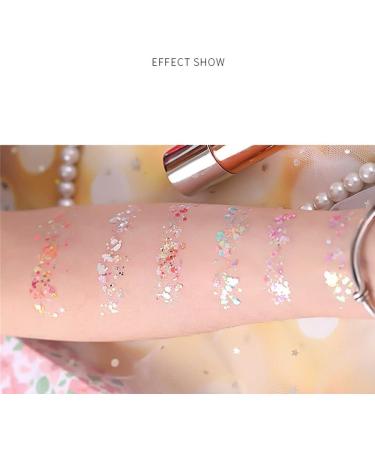 12 Colors Sparkly Chrome Powder Chunky Flakes Nail Art Sequins Manicure Decoration Nail Powder Flakes - Buy Online on GoSupps.com