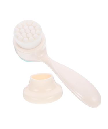 Angoily Manual Face Brush Pore Deep Skin Care Tools Silicone Face Cleansing Brush Hair Accessories Hand Wash Brush Deep Pore Child Scrub Brush Artificial Fiber Handheld