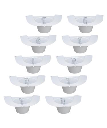 Uprgades Urines Collector Hat with Measurement Scale Comfort Designings Cups Stool Sample Collection Set for Women Health