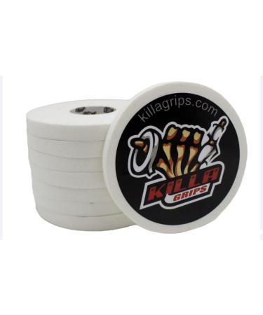 | Sweat & Water Resistant | White | (8 Pack) - Athletic Sports Tape for Fingers | 0.3 - for Wrestling Weightlifting Martial Arts Football Rock Climbing Grappling & BJJ Finger Tape